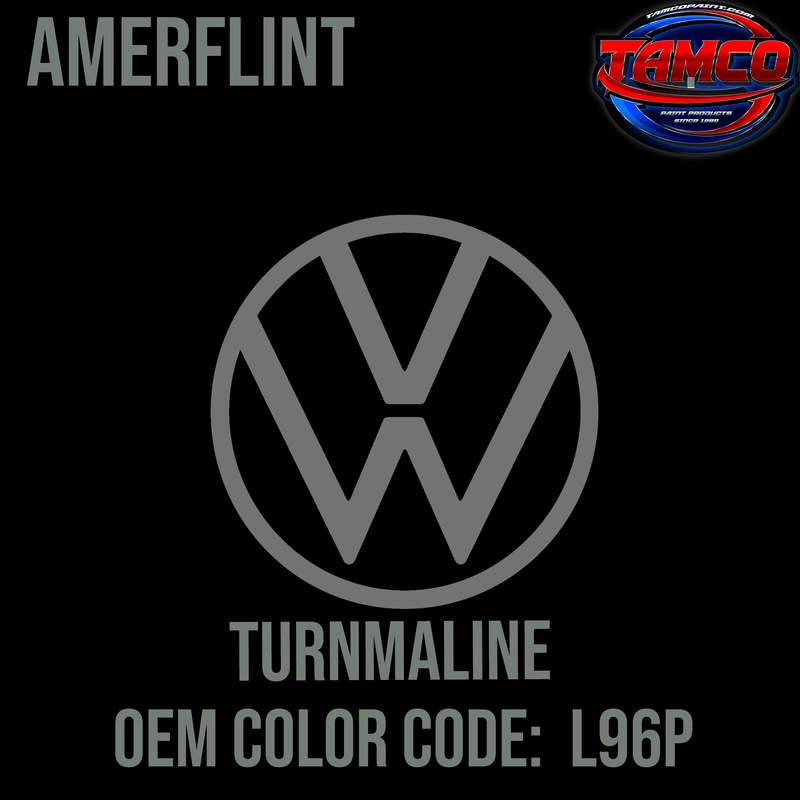 Tamco Paint Volkswagen Turnmaline Code L96P  OEM Amerflint II Series Single Stage
