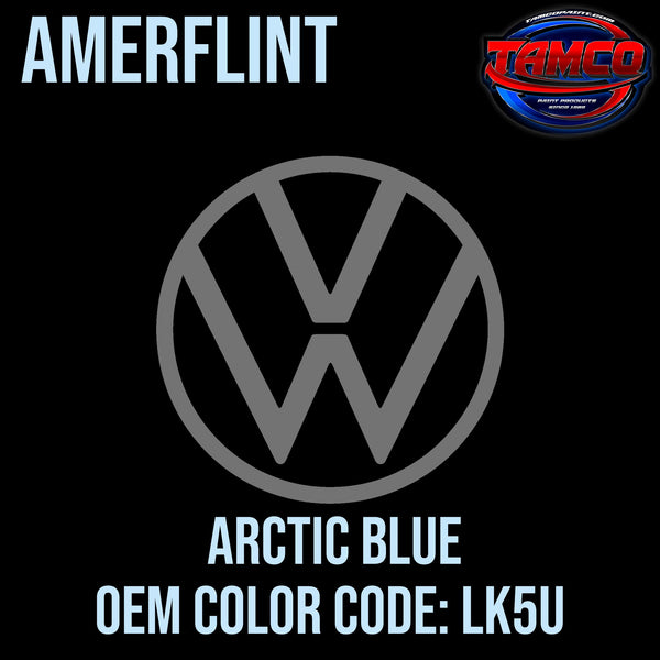 Tamco Paint Volkswagen Arctic Blue Code LK5U OEM Amerflint II Series Single Stage