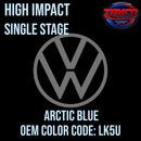 Tamco Paint Volkswagen Arctic Blue Code LK5U OEM High Impact Single Stage