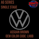 Tamco Paint Volkswagen Assuan Brown Code LH8B OEM AG Series  Series Single Stage