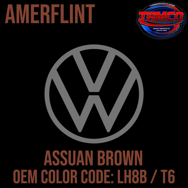 Tamco Paint Volkswagen Assuan Brown Code LH8B / T6 OEM Amerflint II Series Single Stage