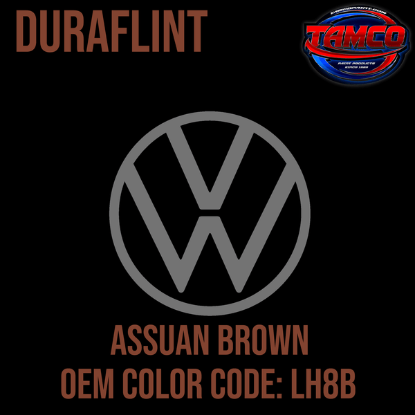 Tamco Paint Volkswagen Assuan Brown Code LH8B OEM Duraflint eries Single Stage