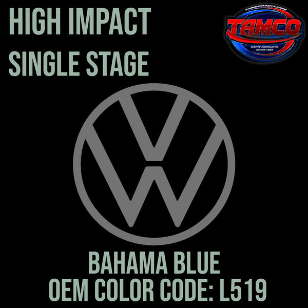 Volkswagen Bahama Blue | L519 | OEM High Impact Series Single Stage