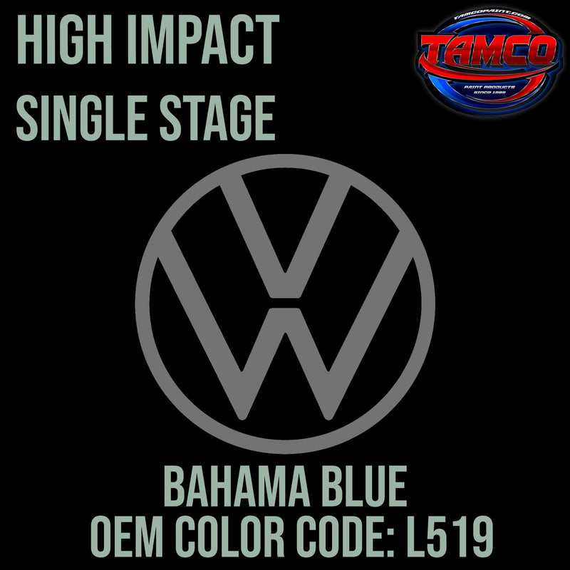 Volkswagen Bahama Blue | L519 | OEM High Impact Series Single Stage