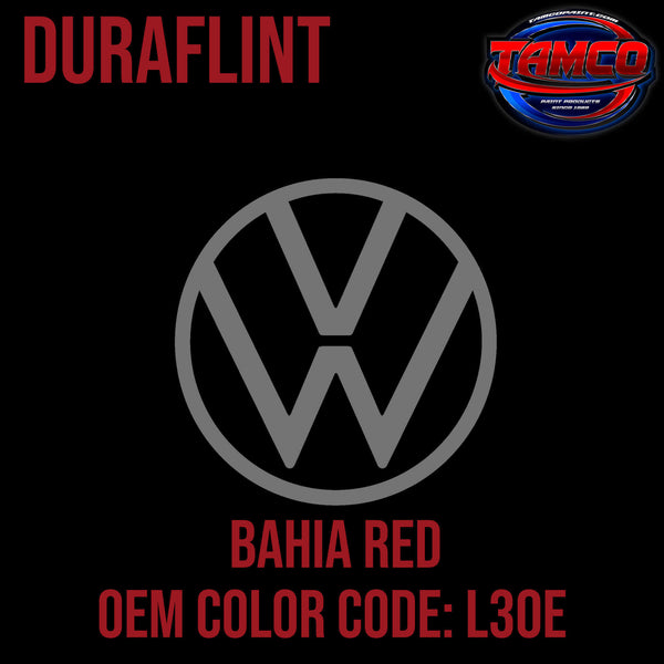 Tamco Paint  Volkswagen Bahia Red Code L30E  OEM DuraFlint Series Single Stage