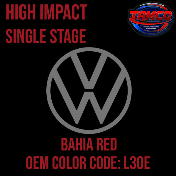 Tamco Paint  Volkswagen Bahia Red  Code L30E OEM High Impact Series Single Stage