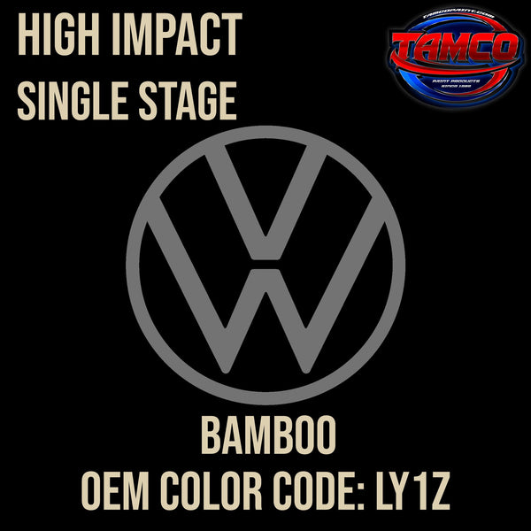 Tamco Paint Volkswagen Bamboo Code LY1Z / U2 / V9 / V6 OEM High Impact Single Stage