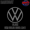 Tamco Paint Volkswagen Black Code L041 OEM Basecoat
