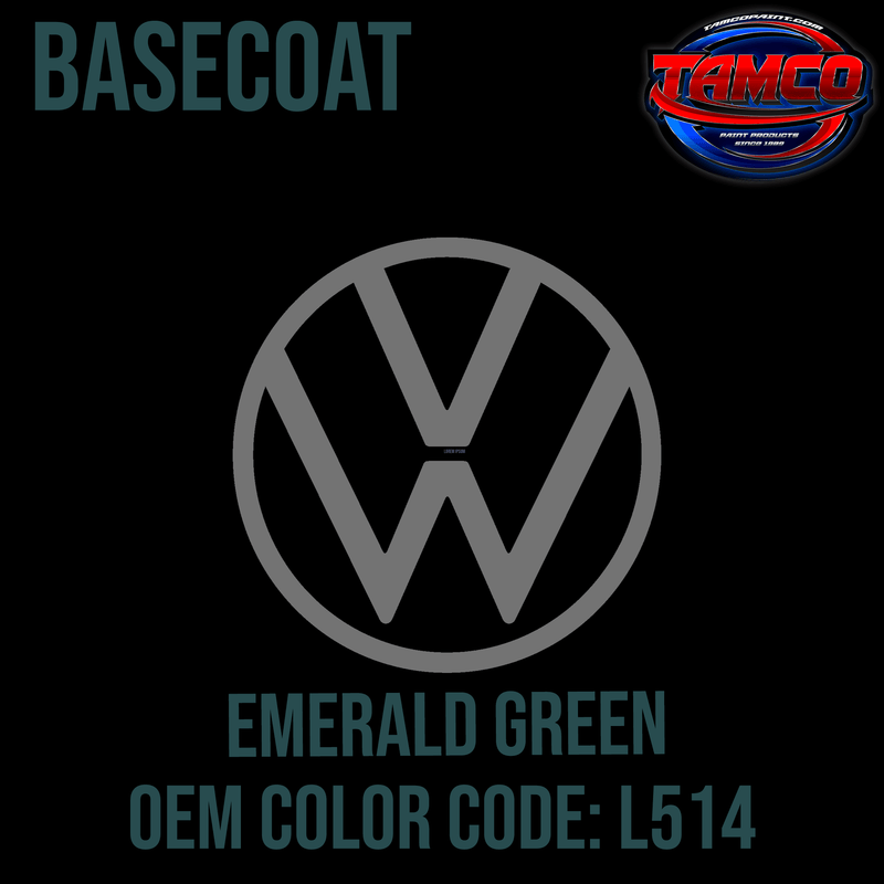Tamco Paint Volkswagen Basecoat Emerald Green