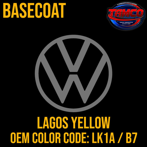 Tamco Paint Volkswagen Lagos Yellow Code LK1A / B7 OEM Basecoat