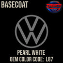 Tamco Paint Volkswagen Pearl White Code L87 Basecoat