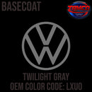 Tamco Paint Volkswagen Twilight Gray Code LXU0 OEM Basecoat