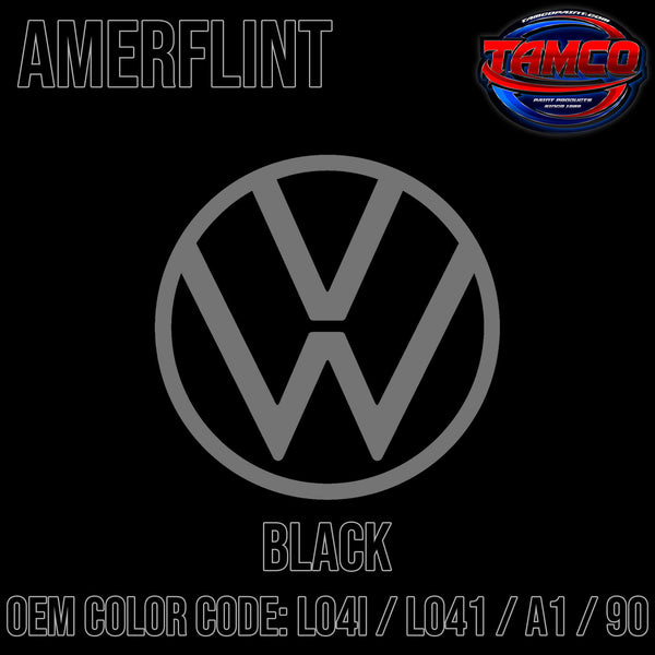 Tamco Paint Volkswagen Black Code LO4I / L041 / A1 / 90 OEM Amerflint