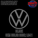 Tamco Paint Volkswagen Black Code LO4I / L041 / A1 / 90 OEM Basecoat