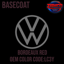 Tamco Paint Volkswagen Bordeaux Red Code LC3Y OEM Basecoat