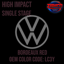 Tamco Paint Volkswagen Bordeaux Red Code LC3Y OEM High Impact Single Stage