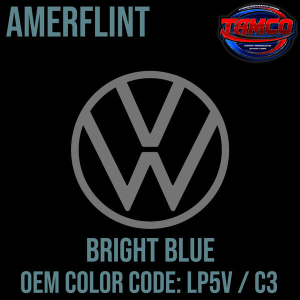 Tamco Paint Volkswagen Bright Blue Code LP5V / C3 OEM Amerflint II Series Single Stage