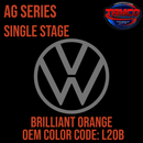 Tamco Paint Volkswagen Brilliant Orange L20B OEM AG Series Single Stage