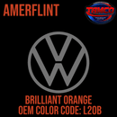 Tamco Paint Volkswagen Brilliant Orange L20B OEM Amerflint II Single Stage