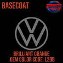 Tamco Paint Volkswagen Brilliant Orange L20B OEM Basecoat