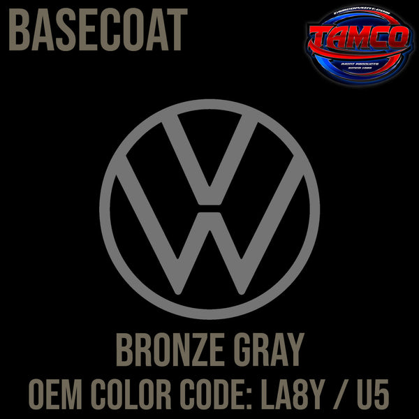 Tamco Paint Volkswagen Bronze Gray Code LA8Y / U5 OEM Basecoat