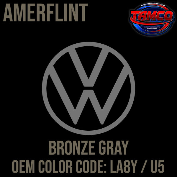 Tamco Paint Volkswagen Bronze Gray Code LA8Y / U5 OEM  Amerflint II Series Single Stage
