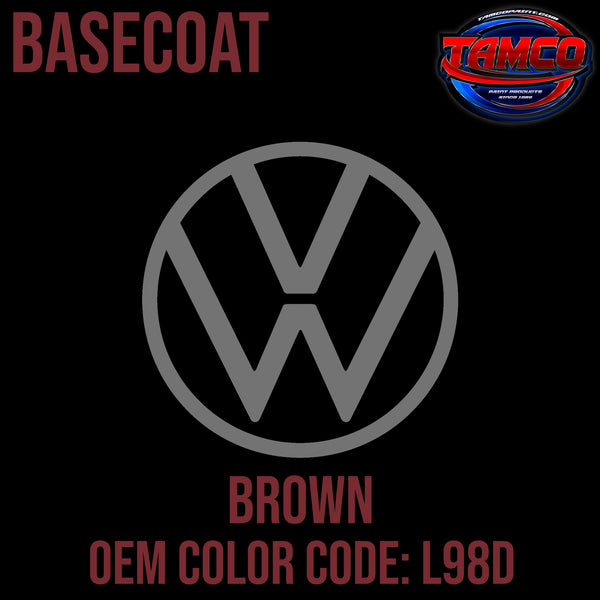 Tamco Paint Volkswagen Brown Code L98D OEM Basecoat