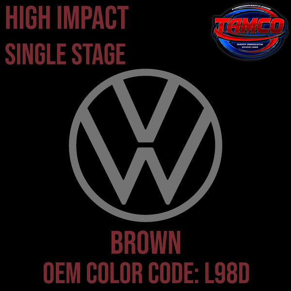 Tamco Paint Volkswagen Brown Code L98D OEM High Impact Single Stage