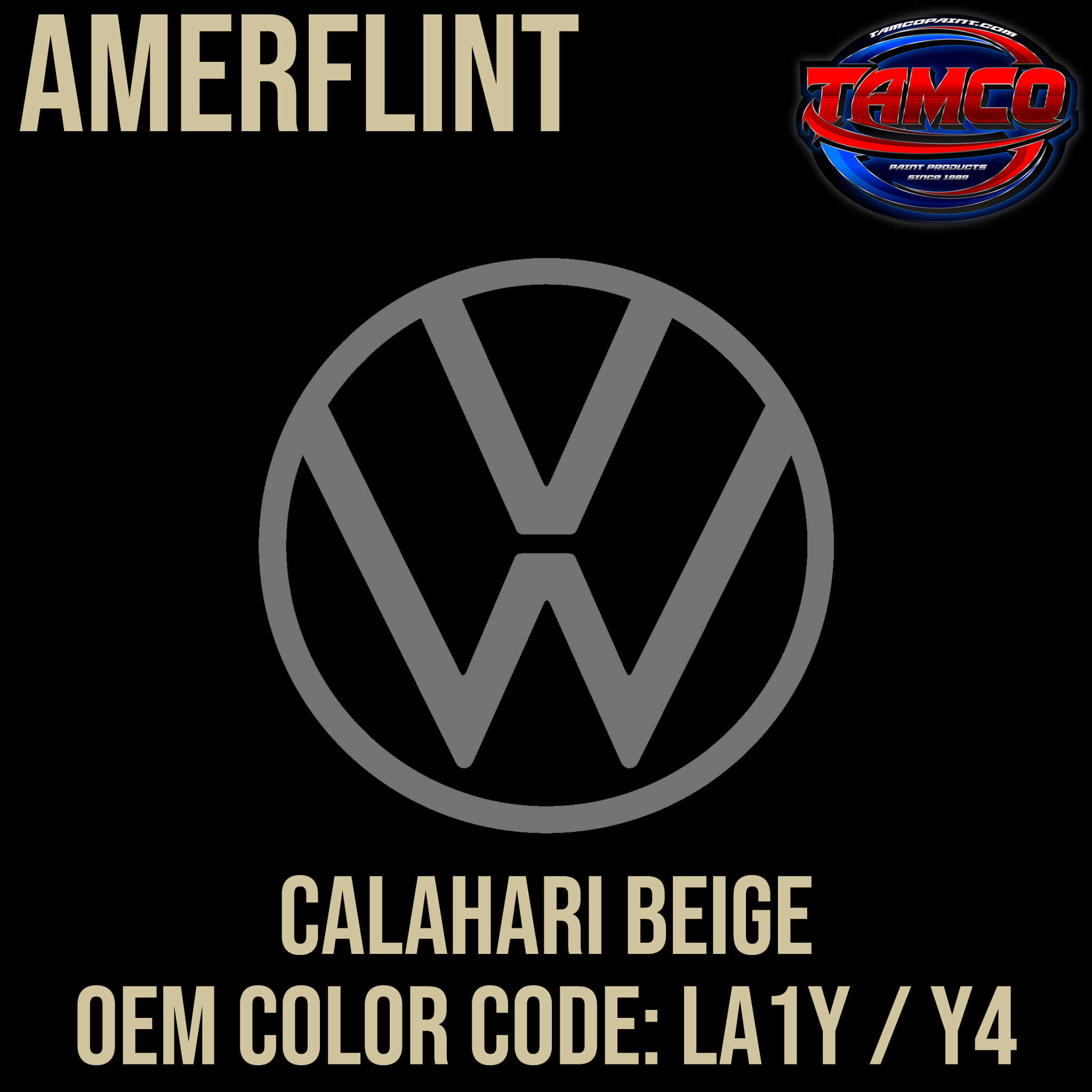 Volkswagen Calahari Beige | LA1Y | 1985-1987 | OEM Amerflint II Series