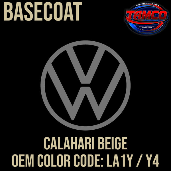 Tamco Paint Volkswagen Calahari Beige Code LA1Y / Y4 OEM Basecoat
