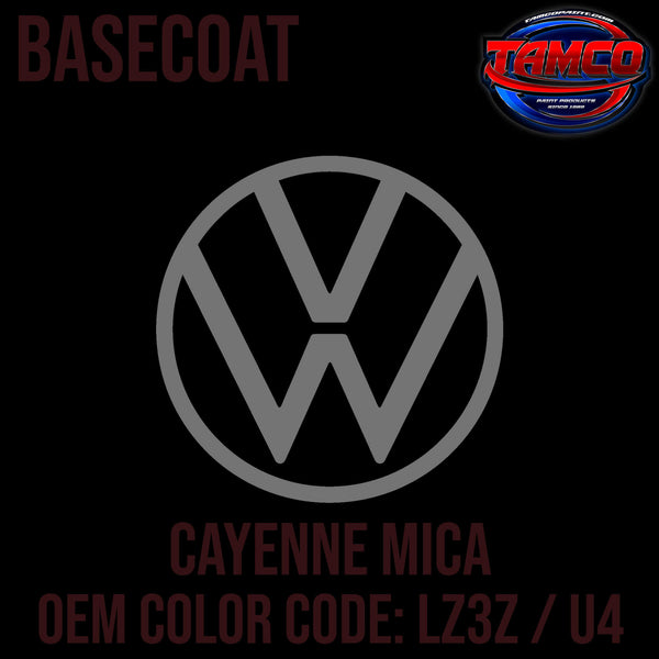 Tamco Paint Volkswagen Cayenne Mica Code LZ3Z / U4 OEM Basecoat 