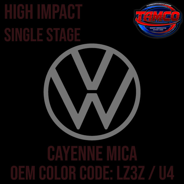 Tamco Paint Volkswagen Cayenne Mica Code LZ3Z / U4 OEM High Impact Single Stage