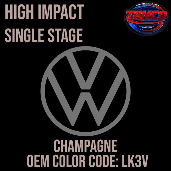 Tamco Paint Volkswagen Champagne Code LK3V OEM High Impact Series Single Stage