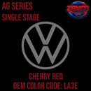 Tamco Paint Volkswagen Cherry Red Code LA3E OEM AG Series Single Stage