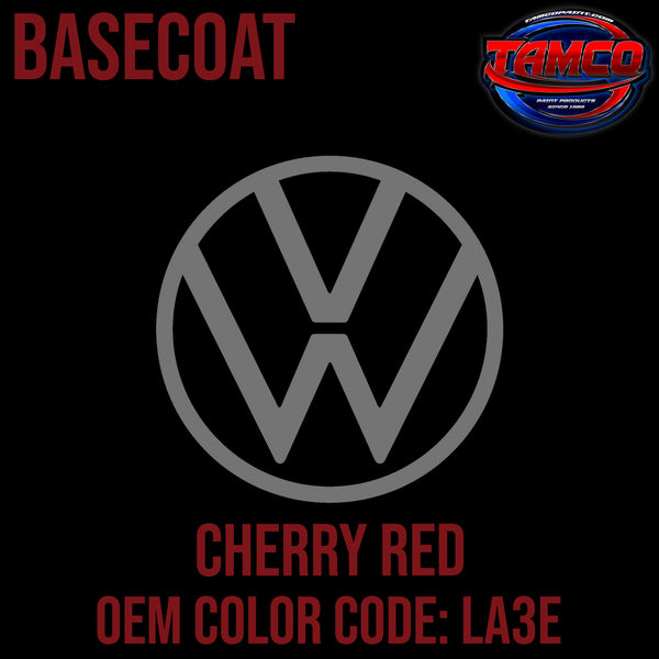 Tamco Paint Volkswagen Cherry Red Code LA3E OEM Basecoat