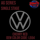 Volkswagen Cherry Red | L554 | OEM AG Series Single Stage
