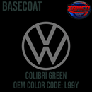 Tamco Paint Volkswagen Colibri Green Code L99Y OEM Basecoat