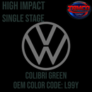 Tamco Paint Volkswagen Colibri Green  Code L99Y OEM High Impact Series Single Stage
