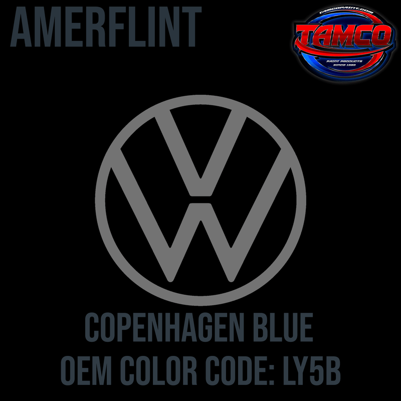 Tamco Paint Volkswagen Copenhagen Blue Code LY5B OEM Amerflint