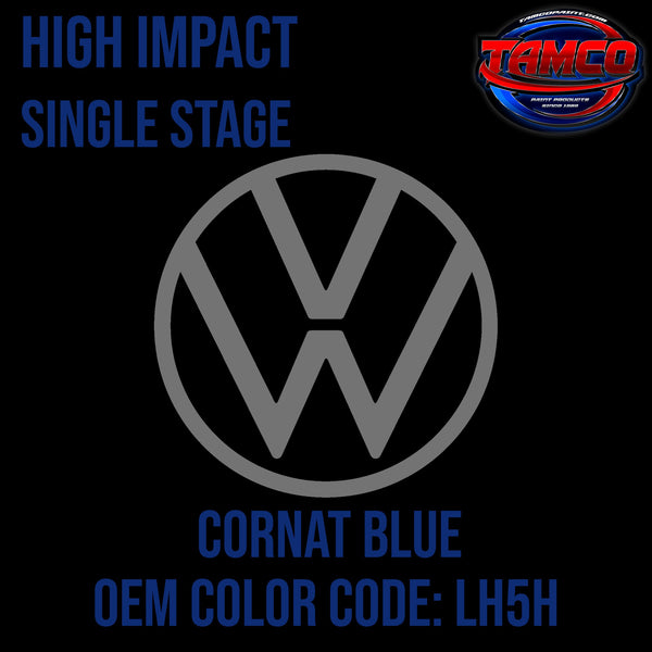 Tamco Paint Volkswagen Cornat Blue Code LH5H OEM High Impact Single Stage