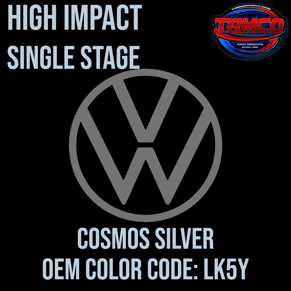 Tamco Paint Volkswagen Cosmos Silver Code LK5Y OEM High Impact