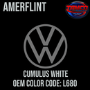 Tamco Paint Volkswagen Cumulus White Code L680 OEM Amerflint II Series Single Stage
