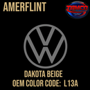 Tamco Paint Volkswagen Dakota Beige  Code L13A OEM Amerflint II Series Single Stage