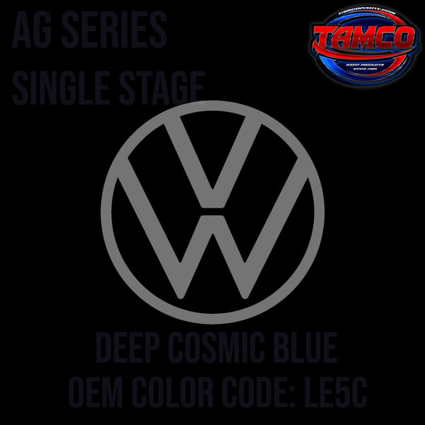 Volkswagen Deep Cosmic Blue LE5C OEM AG Series Single Stage