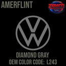Tamco Paint Volkswagen Diamond Grey Code L243 OEM Amerflint II Series Single Stage