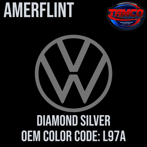 Tamco Paint Volkswagen Diamond Silver Code L97A OEM Amerflint