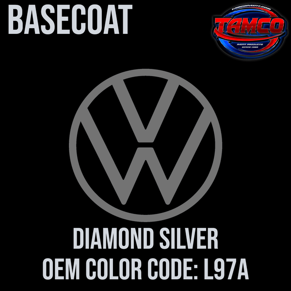 Tamco Paint Volkswagen Diamond Silver Code L97A OEM Basecoat