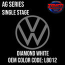 Tamco Paint Volkswagen Diamond White Code L8012 / 11 / L0007 OEM AG Series Single Stage
