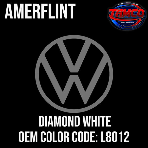 Tamco Paint Volkswagen Diamond White Code L8012 OEM Amerflint