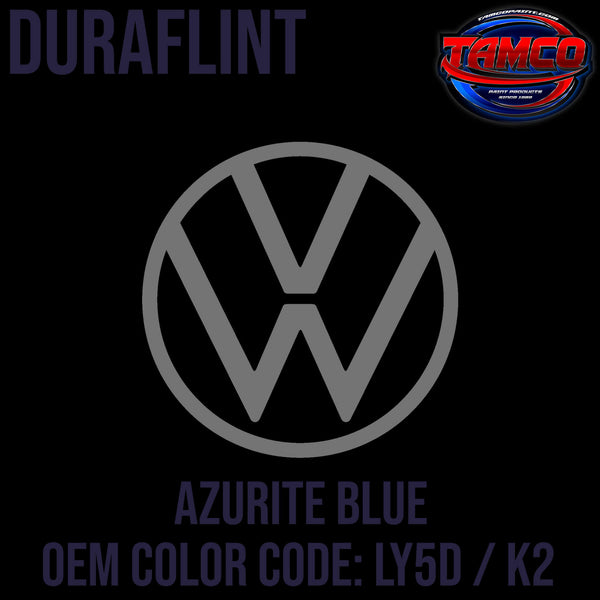 Tamco Paint Volkswagen Azurite Blue Code LY5D / K2 OEM Duraflint